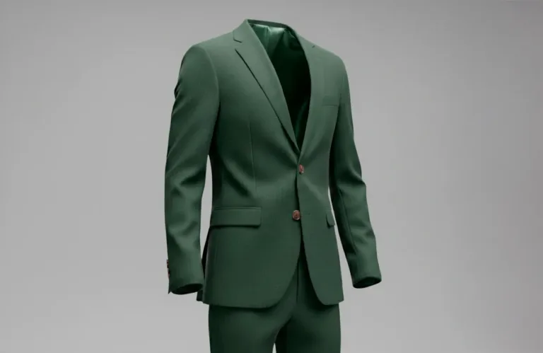 Grønt skræddersyet jakkesæt