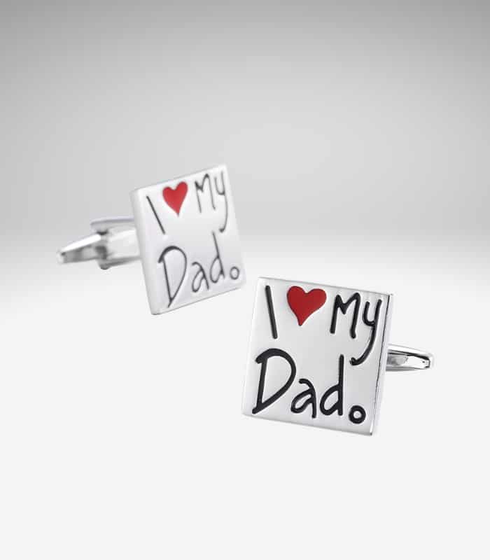 I love my dad manchetknapper