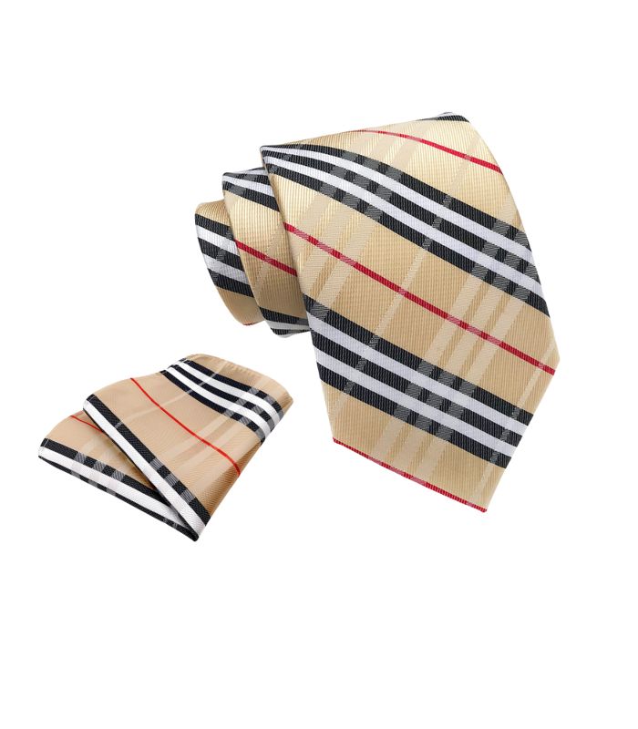 Beige Burberry-inspireret Slips