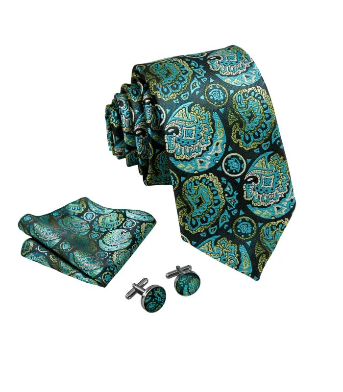 Turkis Paisley Slips