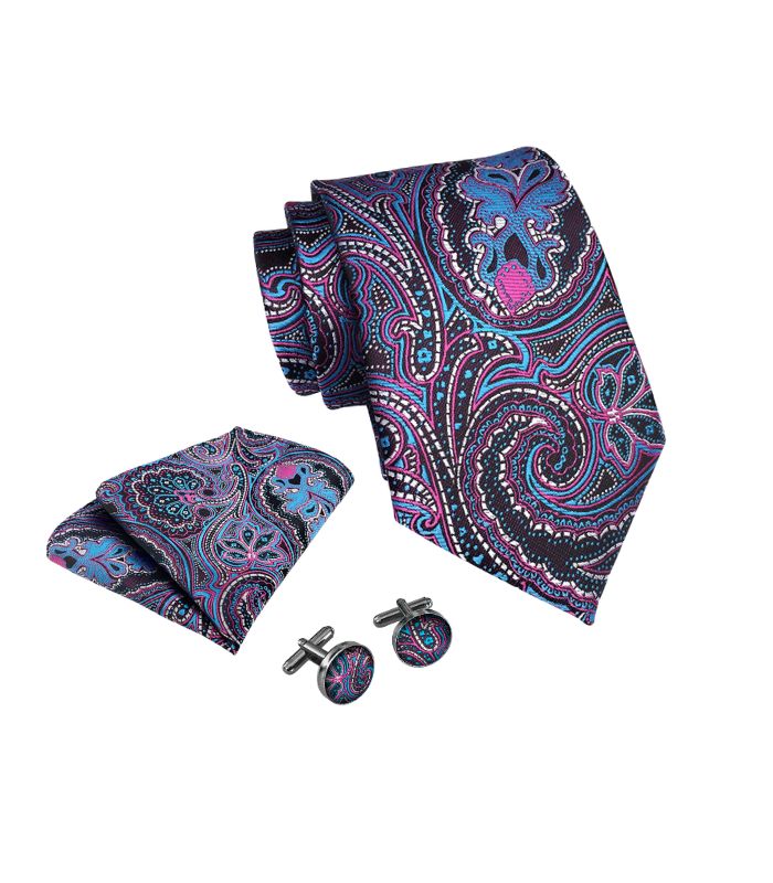 Paisley Power Slips i Sort og Pink