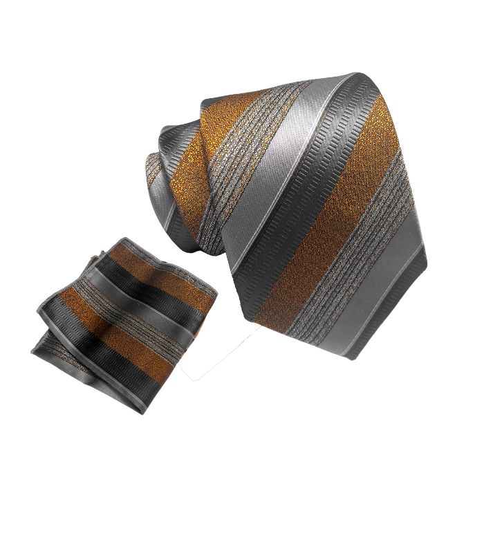 Elegant Brun Læderlook Slips