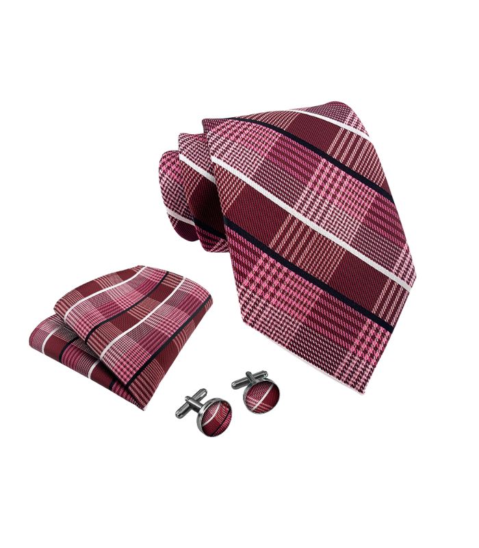 Klassisk Burgunder Ternet Slips